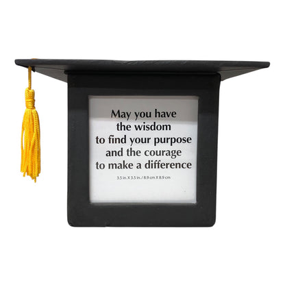 26198 - Premium Graduation Photo Cube with Frame for Home Decor and Gifts |21-24|