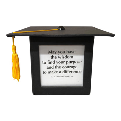 26198 - Premium Graduation Photo Cube with Frame for Home Decor and Gifts |21-24|