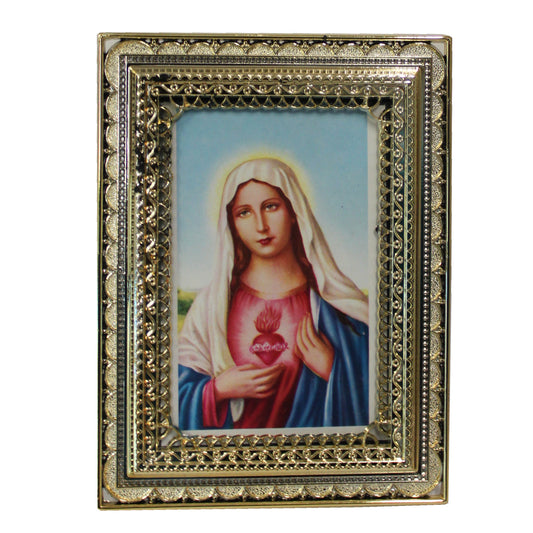 2620 - 4x5 Pic Immaculate Heart Mary - |A-9 Top|