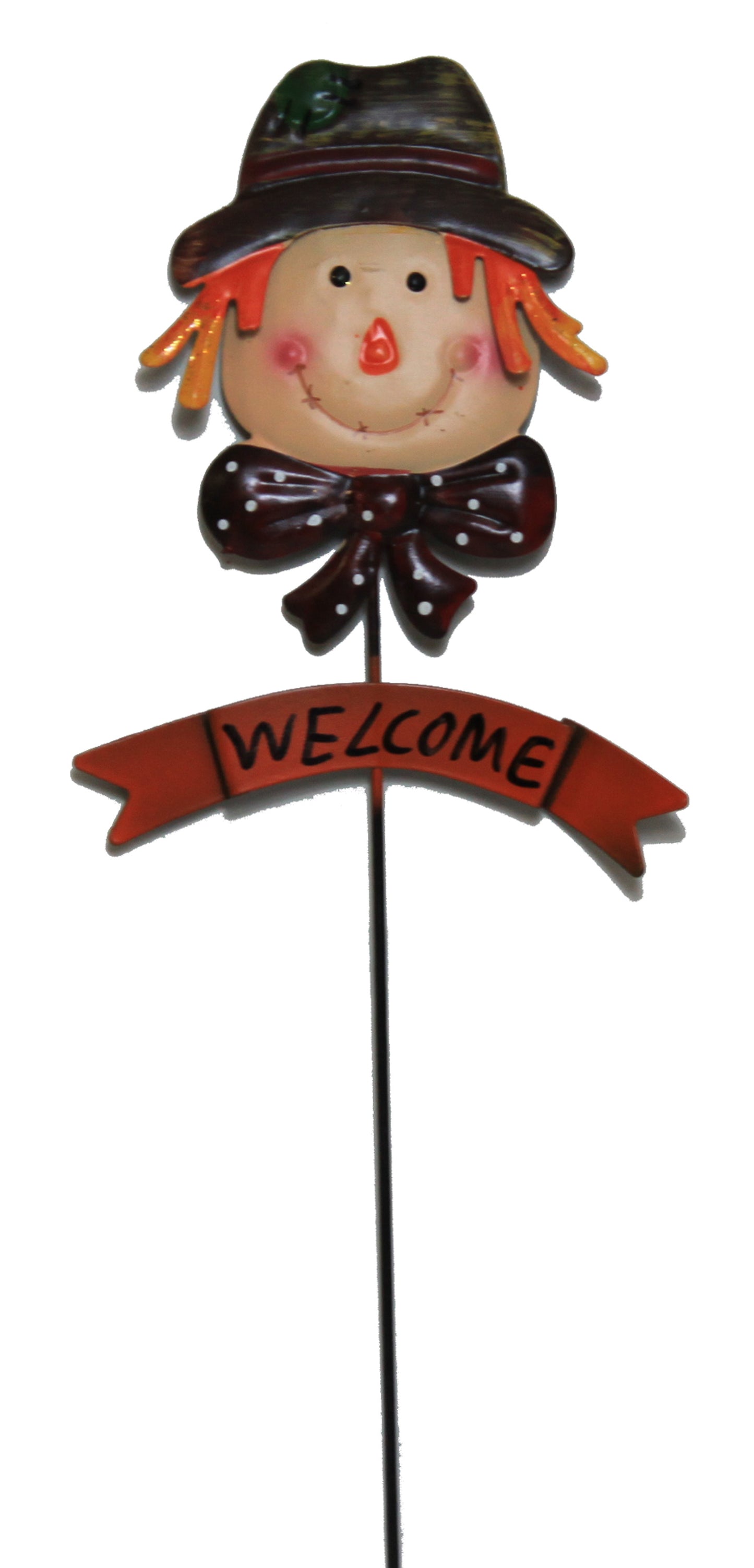 2621 - 11.5" Scarecrow Welcome Garden Pic - |G-2|