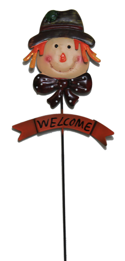 2621 - 11.5" Scarecrow Welcome Garden Pic - |G-2|