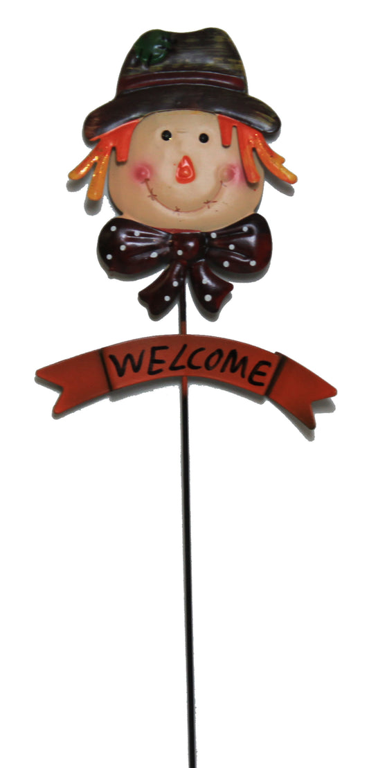 2621 - 11.5" Scarecrow Welcome Garden Pic - |G-2|