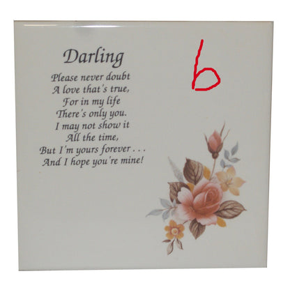 26330 - 4" Darling Ceramic Tile - |7-32|