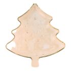 26369 - 13" Glass Xmas Tree Plate - [21-14]