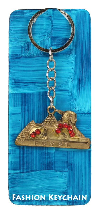 26448 - Keychain Golden Sphinx Bought in Egypt |DVD-37|