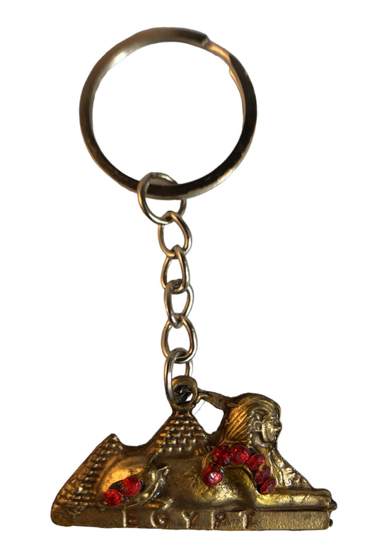 26448 - Keychain Golden Sphinx Bought in Egypt |DVD-37|