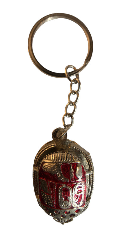 26452 - Keychain Scarab Purple Bought In Egypt |DVD-37|