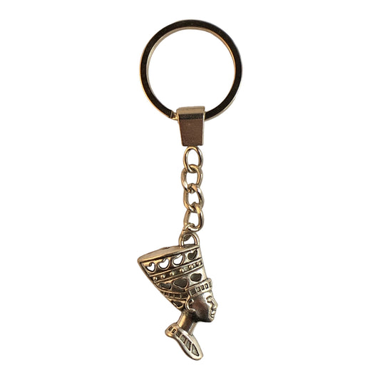 26457 - Keychain Silver Nefertiti |Clear-227|