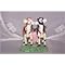 2648 - 4" 2 Color Cows - Kissing - |Z-31|