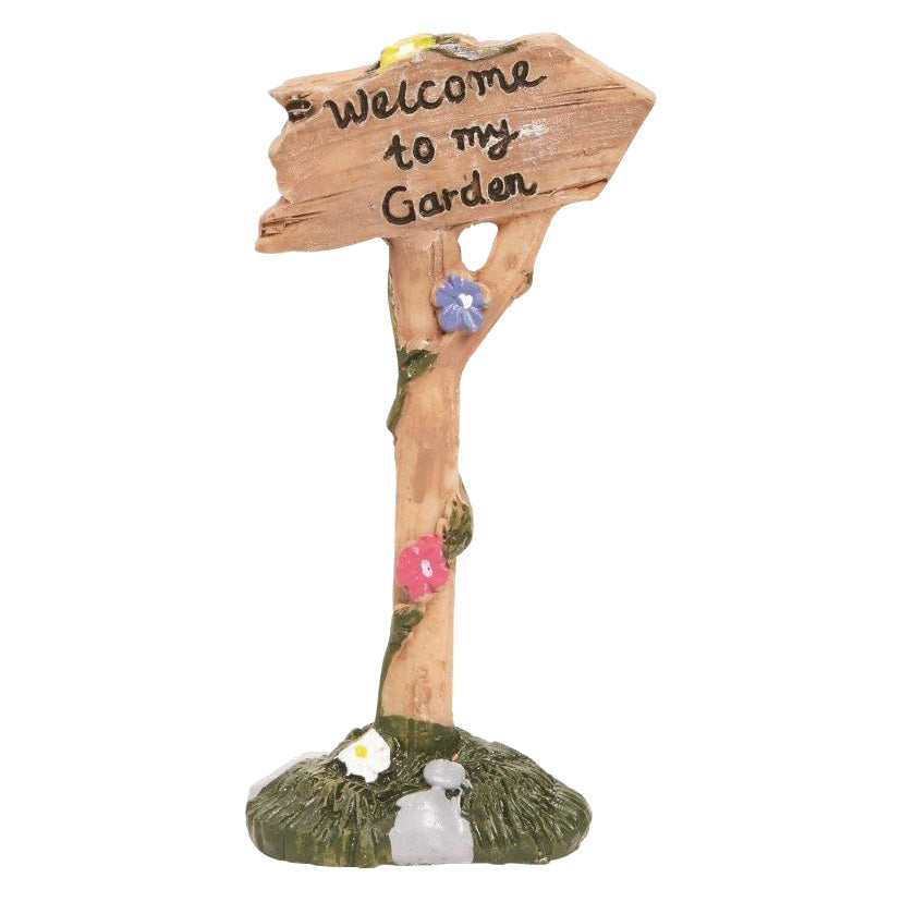 2654 - 4" Sign - Welcome To My Garden - |1-26|