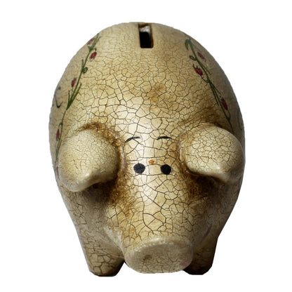 2661 - 6" Eggshell Piggy Bank - Home - |Z-A|
