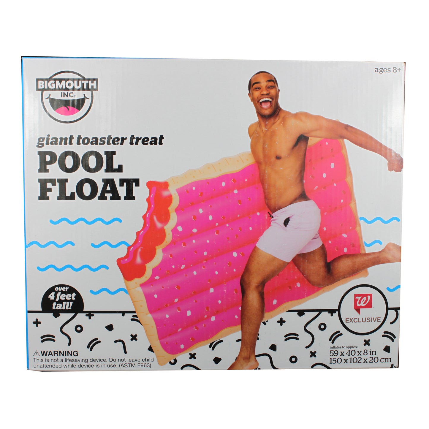 26728 - Bigmouth Giant Toaster Treat Pool Float 59x40x8" |TBD| (Processed)