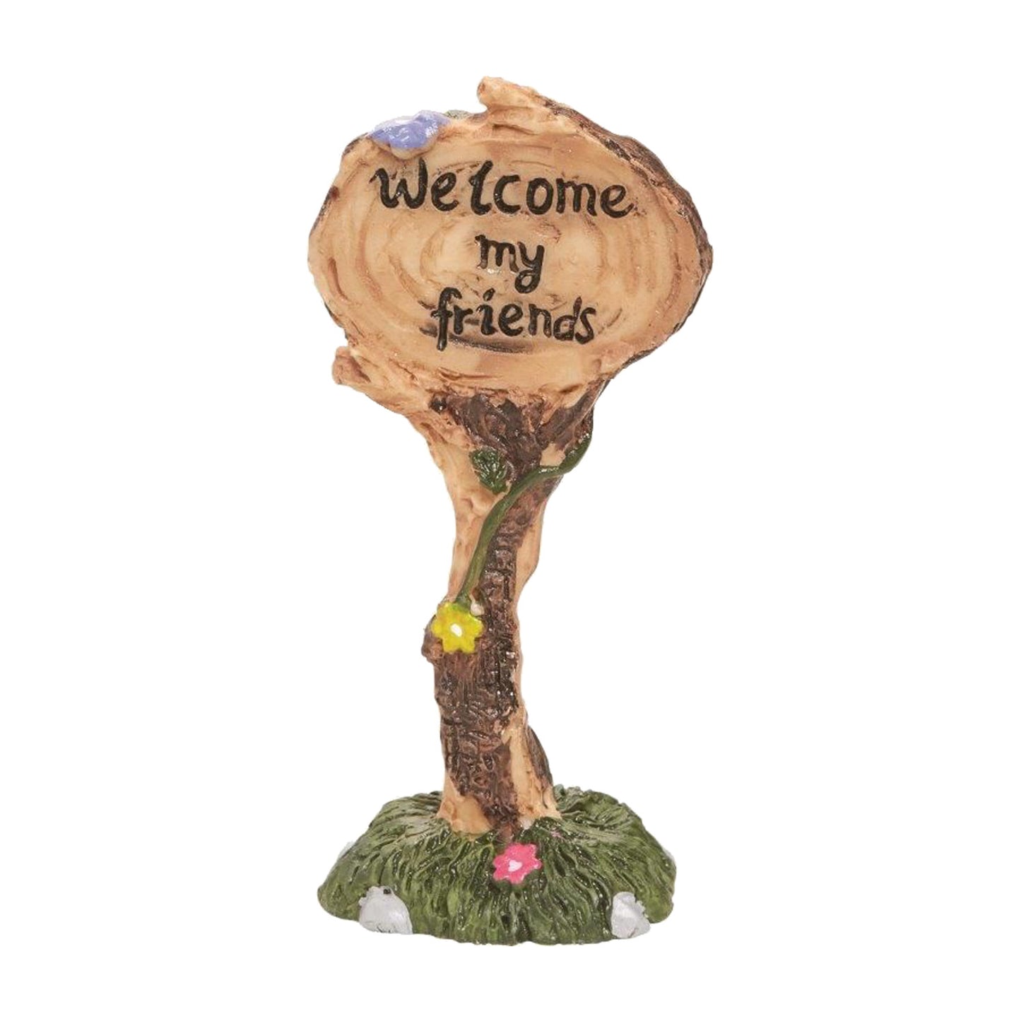 2676 - 3.5" Sign - Welcome My Friends