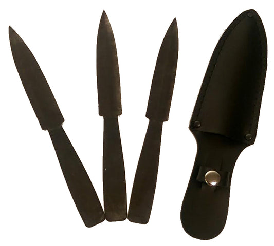 2689 - Set of 3 7" Throwing Knives - 14-D COOL BEANS