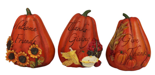 26927 - 3 Thanksgiving Pumpkins 3" |Pod 1-13|