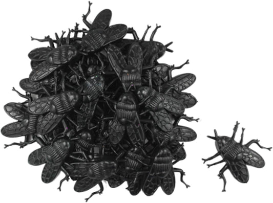 26933 - 24 ct Spooky Creatures Plastic Flies - |Pod 1-10|