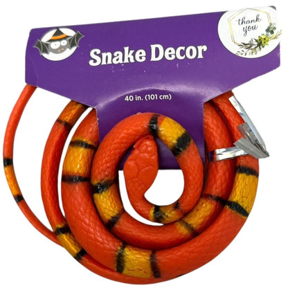 26980 - 1  count Assorted Color Snake Decor 40" |5-15|