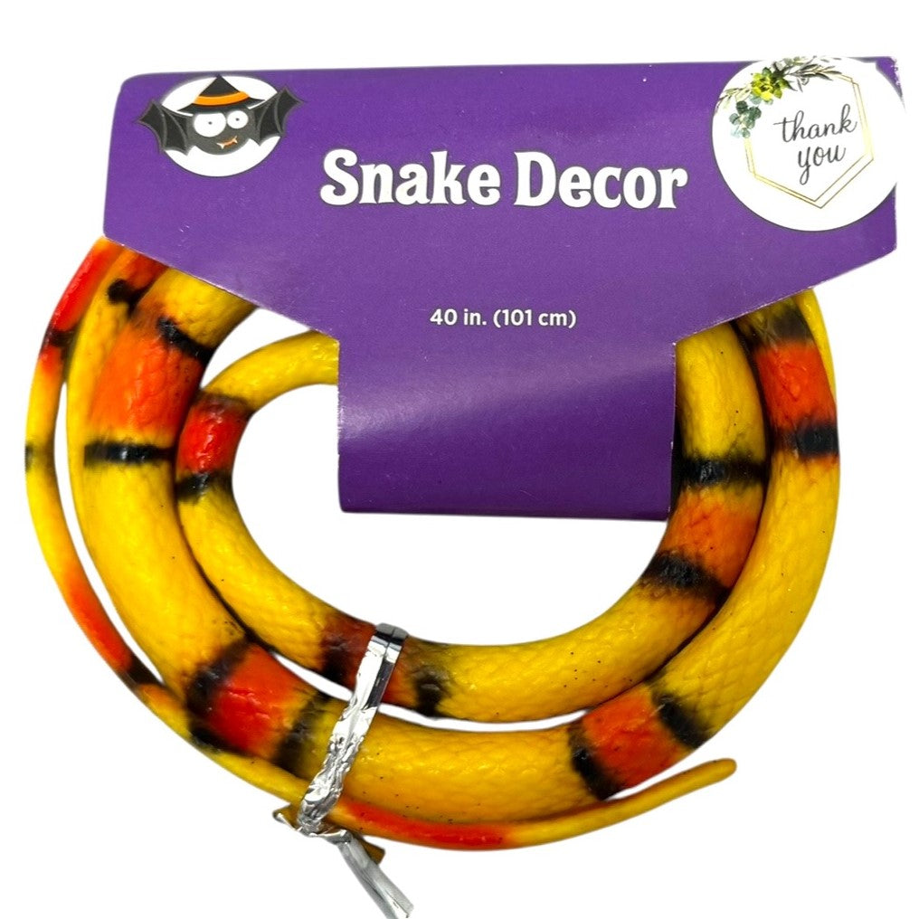 26980 - 1  count Assorted Color Snake Decor 40" |5-15|