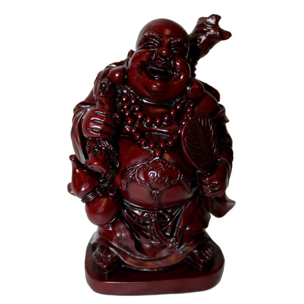 269 - 8" Red Buddha - w/Fan - |X-03|