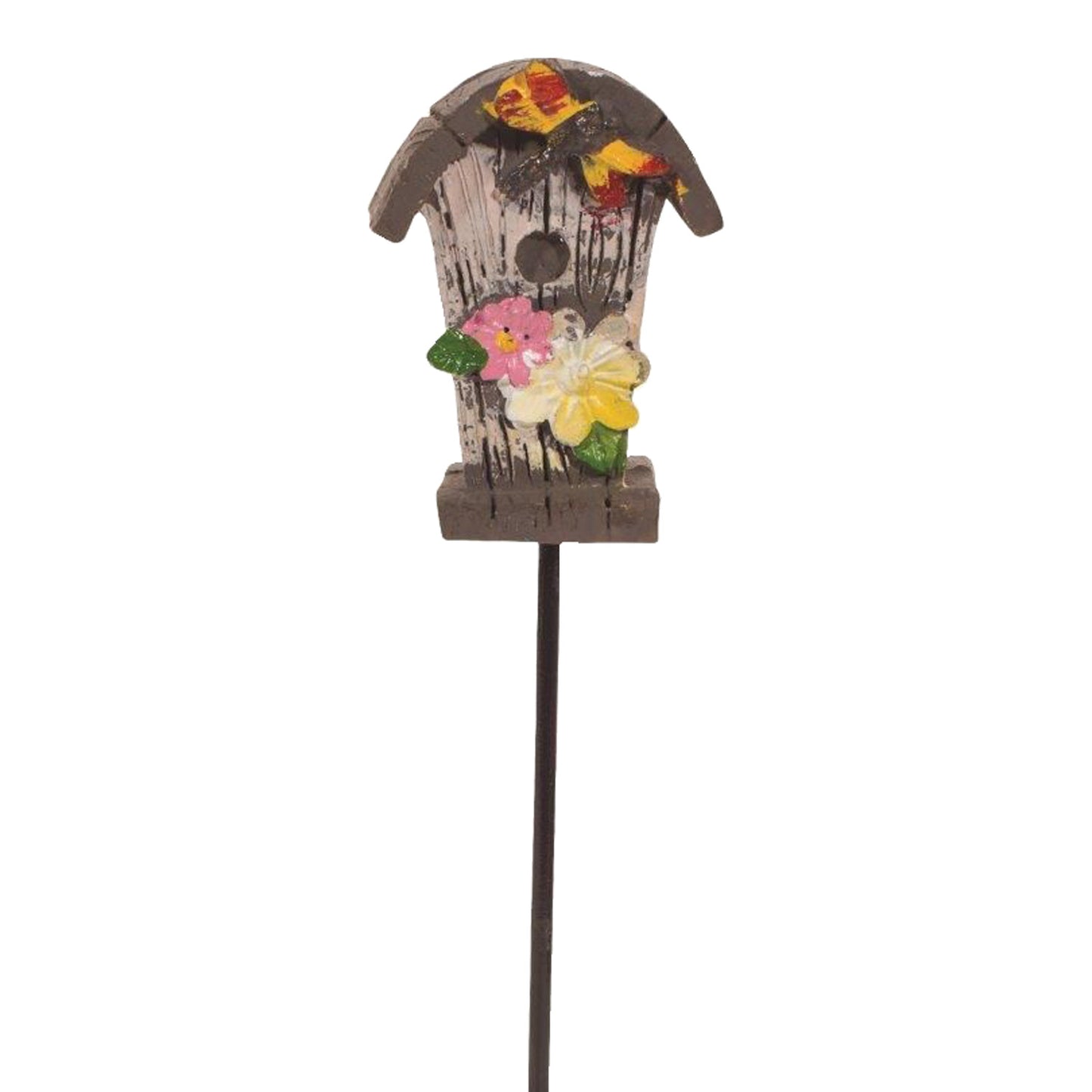 2709 - 5" Color Bird House Decorative Garden Stake |1-29|