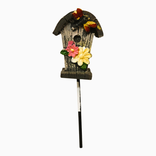 2709 - 5" Color Bird House Decorative Garden Stake |1-29|