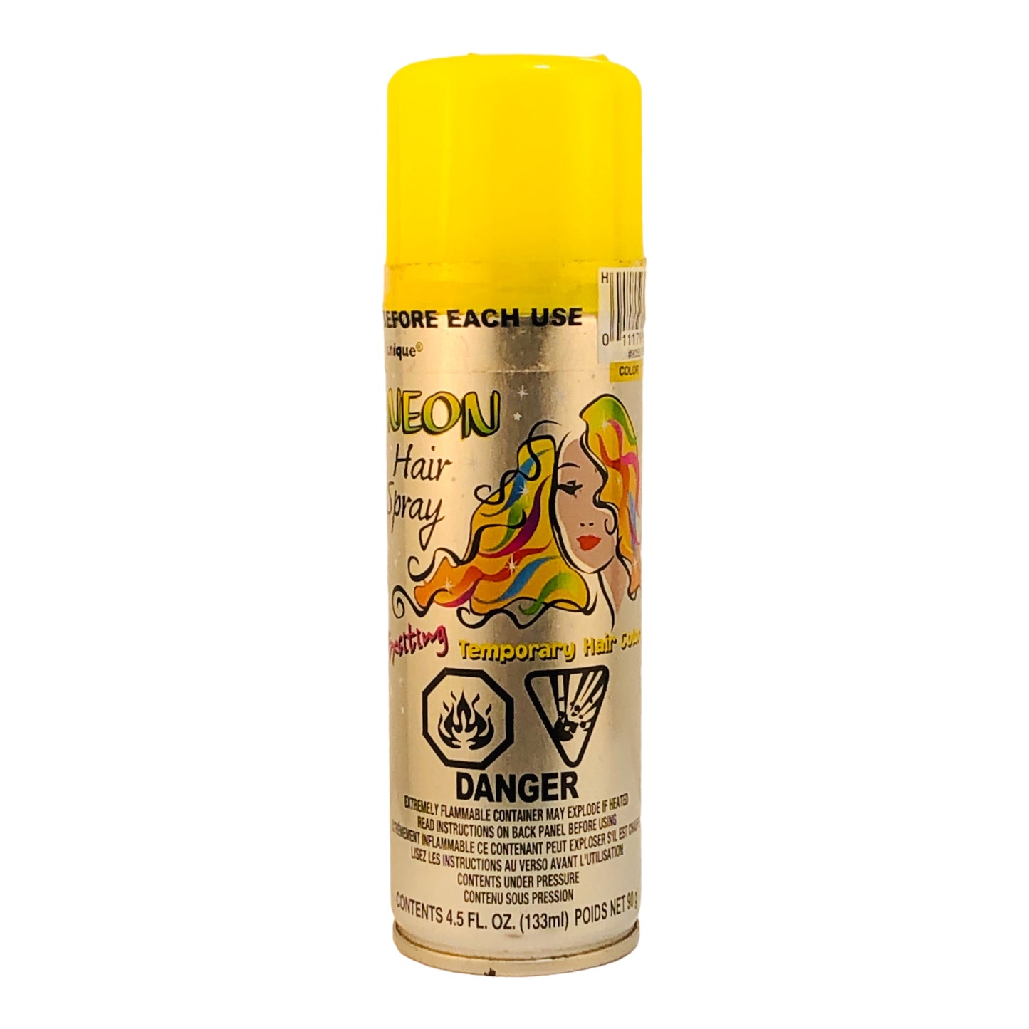 27104 - Neon Yellow 6" Hair Spray |BA-32|