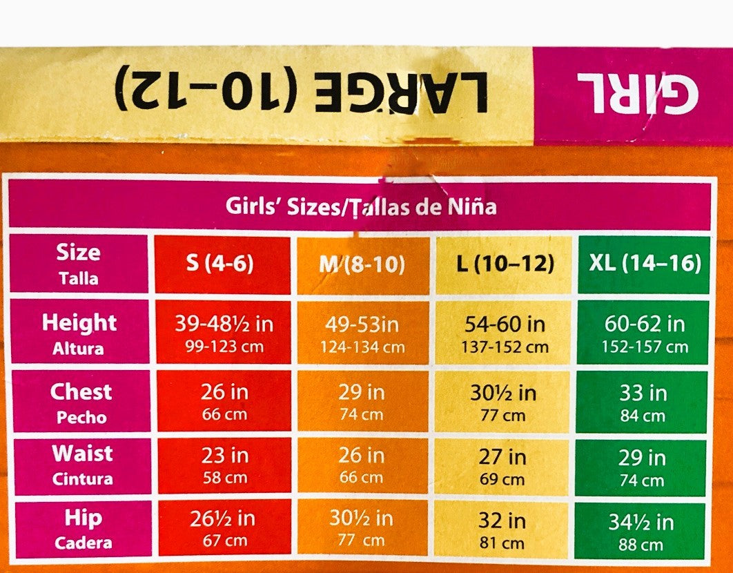27137 - Girl Large Angel Costume Size Ten to Twelve Dress Sash Halo