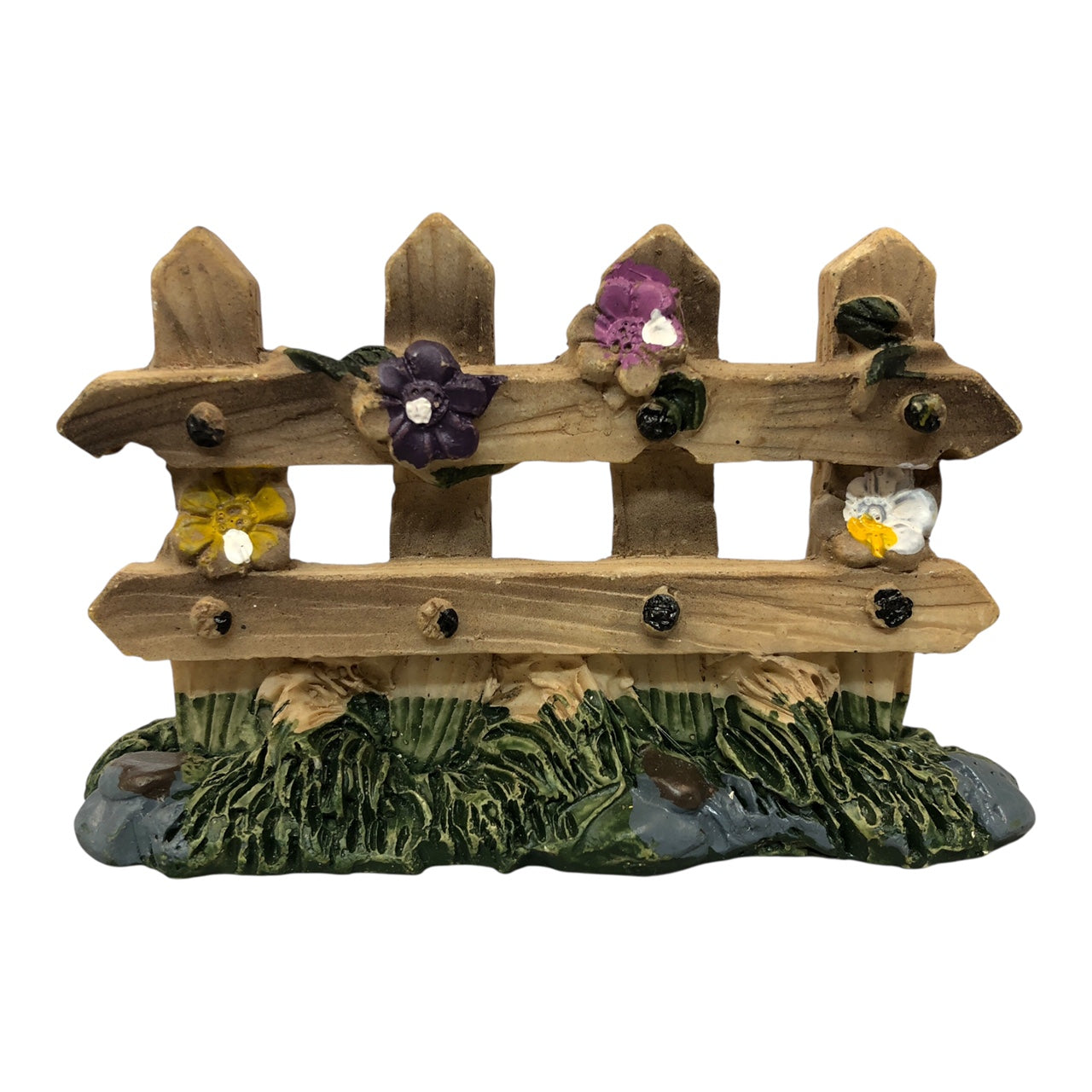 2714 - 3.5" Color Fence - Flowers (Garden Decor) |1-29|