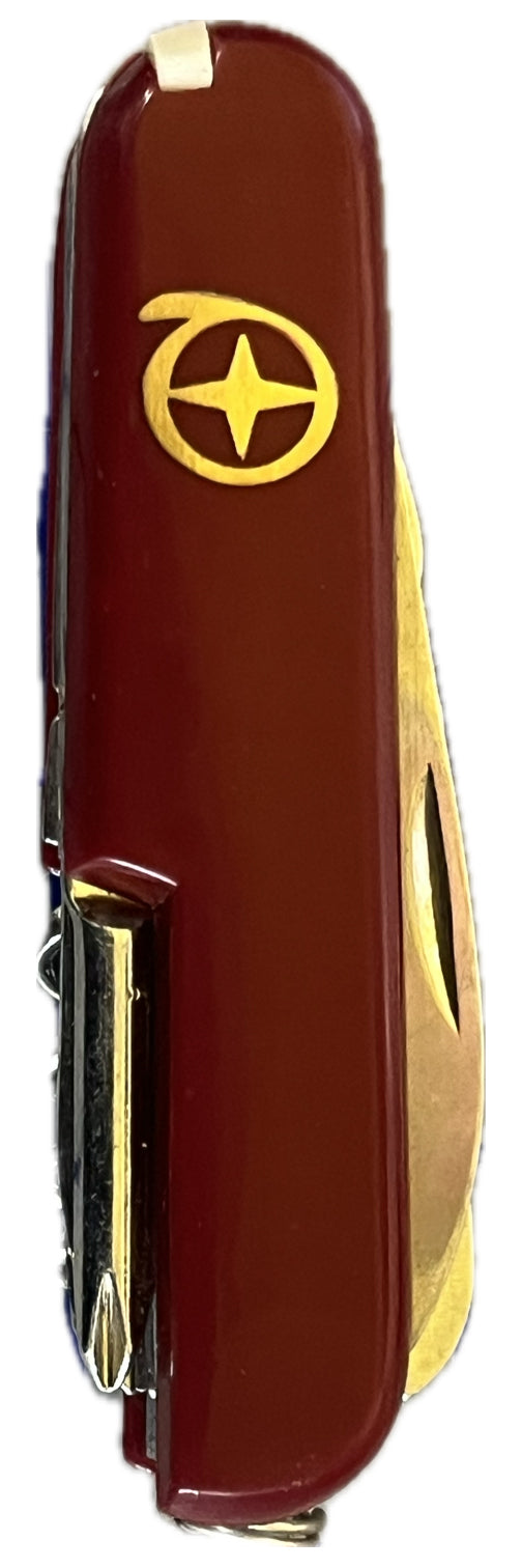2717 - Multi Function Red Pocket Knife |110|