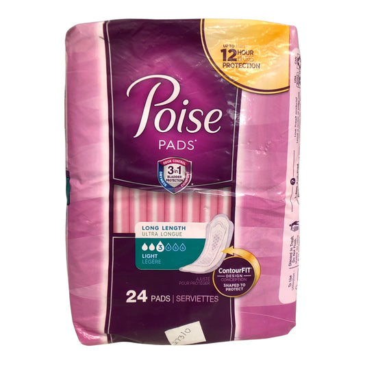 27310 - Poise 24 Pack Pads Feminine Panty Liners |BS-13|