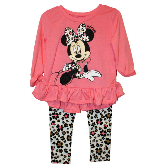2733 - Minnie Leopard Pants shirt 3T |BHB-14|