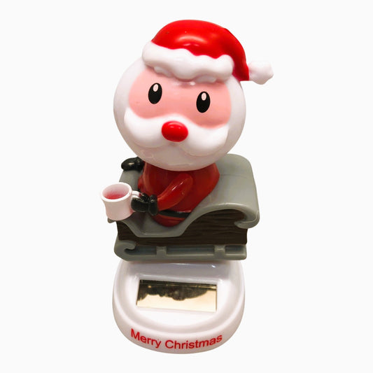 27396 - Santa On Sleigh Bobble Solar - |R-80|
