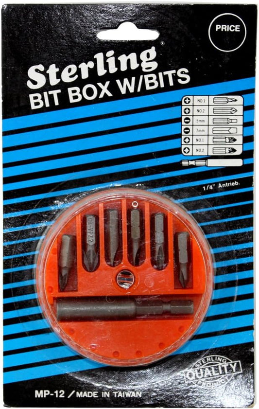 2740 - Sterling Bit Box w/Bits - |23-D|