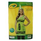 27516 - Crayola Vibrant Green Tank Dress, One Size, Ideal for Playful Events and Dress-Up |BHA-15|
