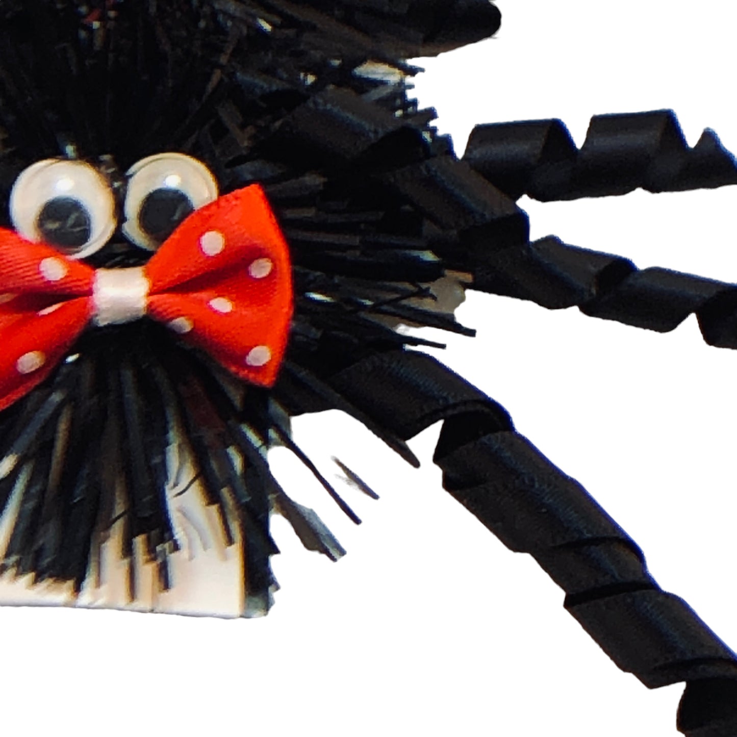 4201 - Fuzzy Spider Barrette - |7-8|
