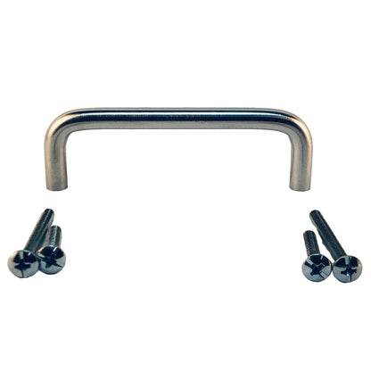26912 -Set of Two 3" Duncan Pull Silver Satin Nickel P604DBC-SC-C5 |5-6|
