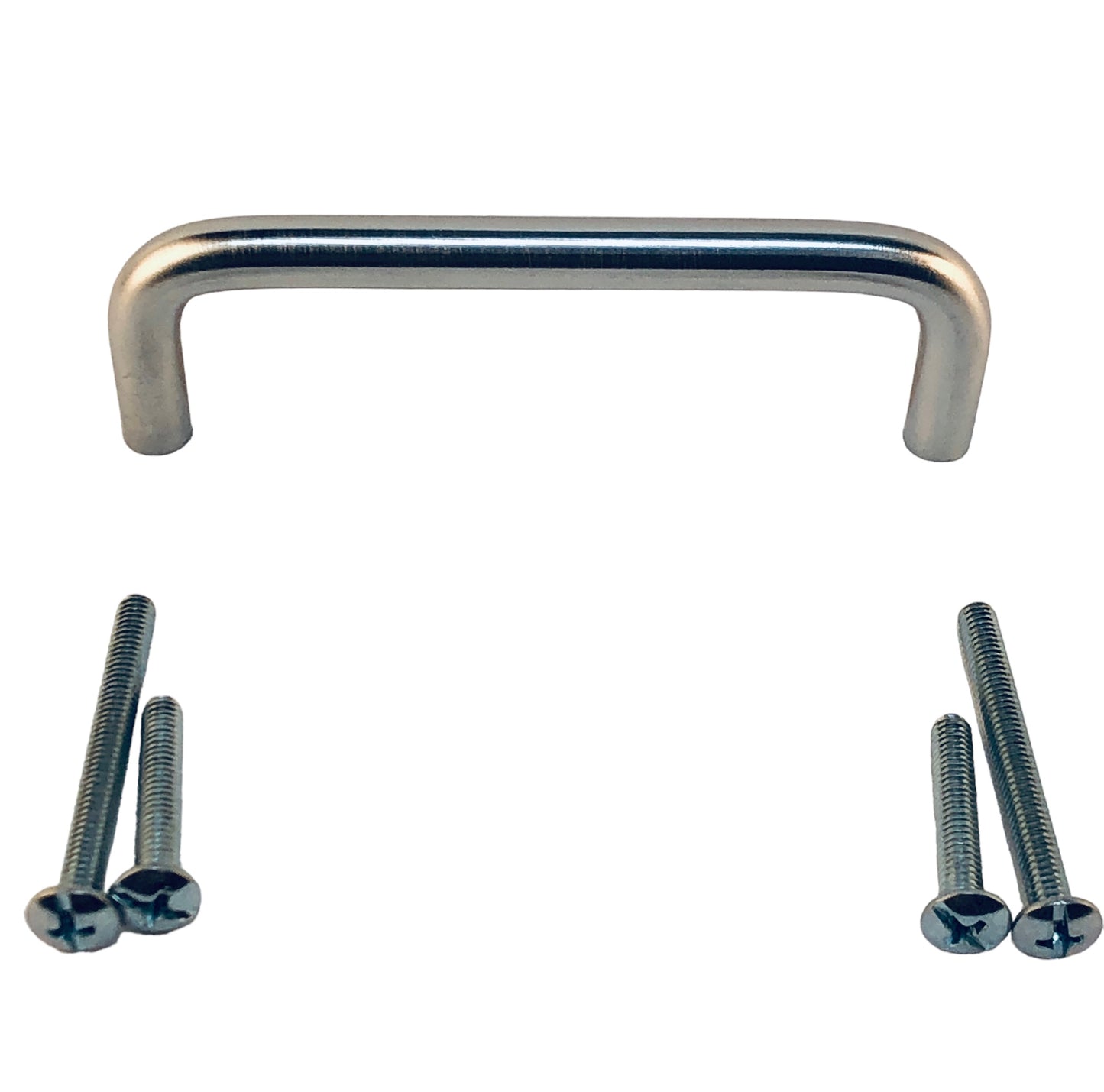 26912 -Set of Two 3" Duncan Pull Silver Satin Nickel P604DBC-SC-C5 |5-6|