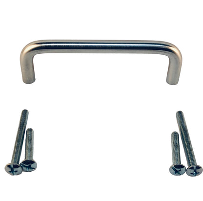 26912 -Set of Two 3" Duncan Pull Silver Satin Nickel P604DBC-SC-C5 |5-6|