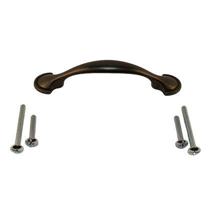 27801 - Set of Two Soft Iron 3" Round Foot Pull P39955C-SI-C |11-12|