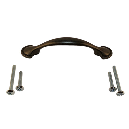27801 - Set of Two Soft Iron 3" Round Foot Pull P39955C-SI-C |11-12|