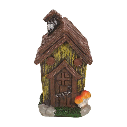 2790 - 3" Yellow Cottage - Brown Door - |1-26|