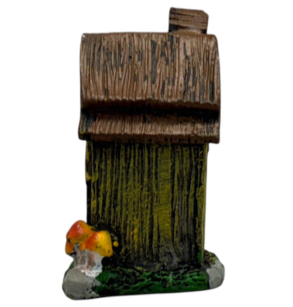 2790 - 3" Yellow Cottage - Brown Door - |1-26|