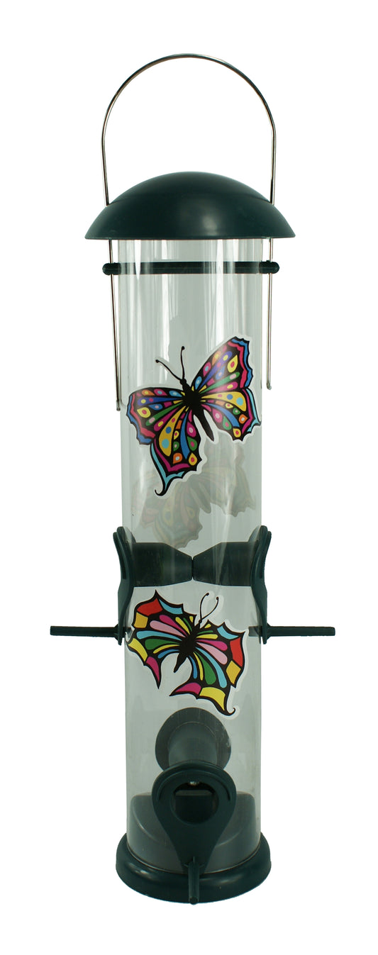 27977 - Finch Bird Feeder 13" w/ Butterfly |7-14|