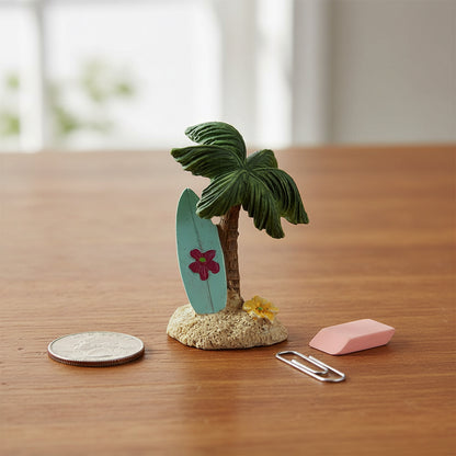 28041 - 3" Color Palm Tree - Surfboard Fairy Garden Figurine |15-22|