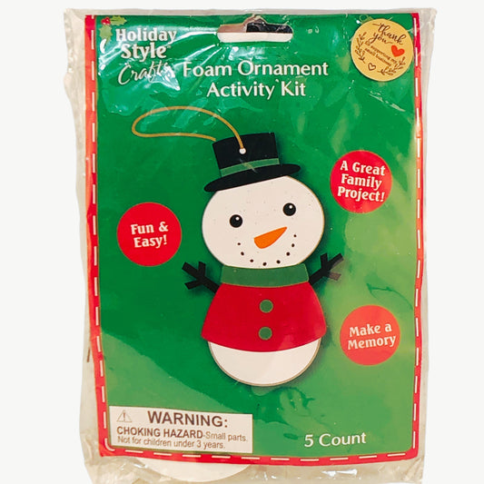 28091 - Foam Kit Snowman Ornament 7" |1-32|