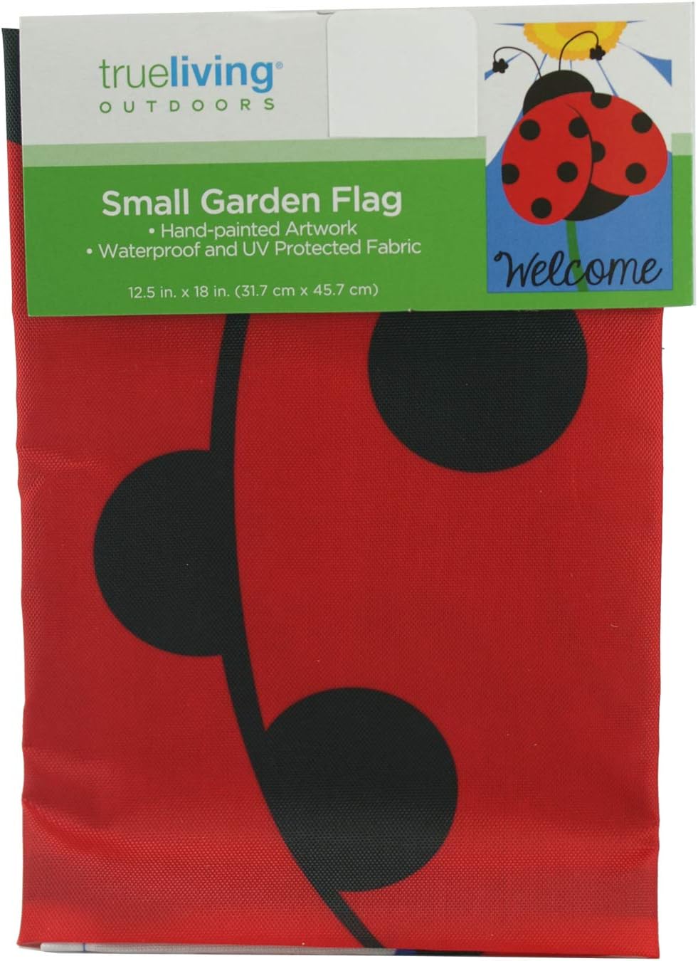 28170 - Charming Ladybug Welcome Garden Flag, 12.5x18 Inches for Outdoor Decor |BS-40|
