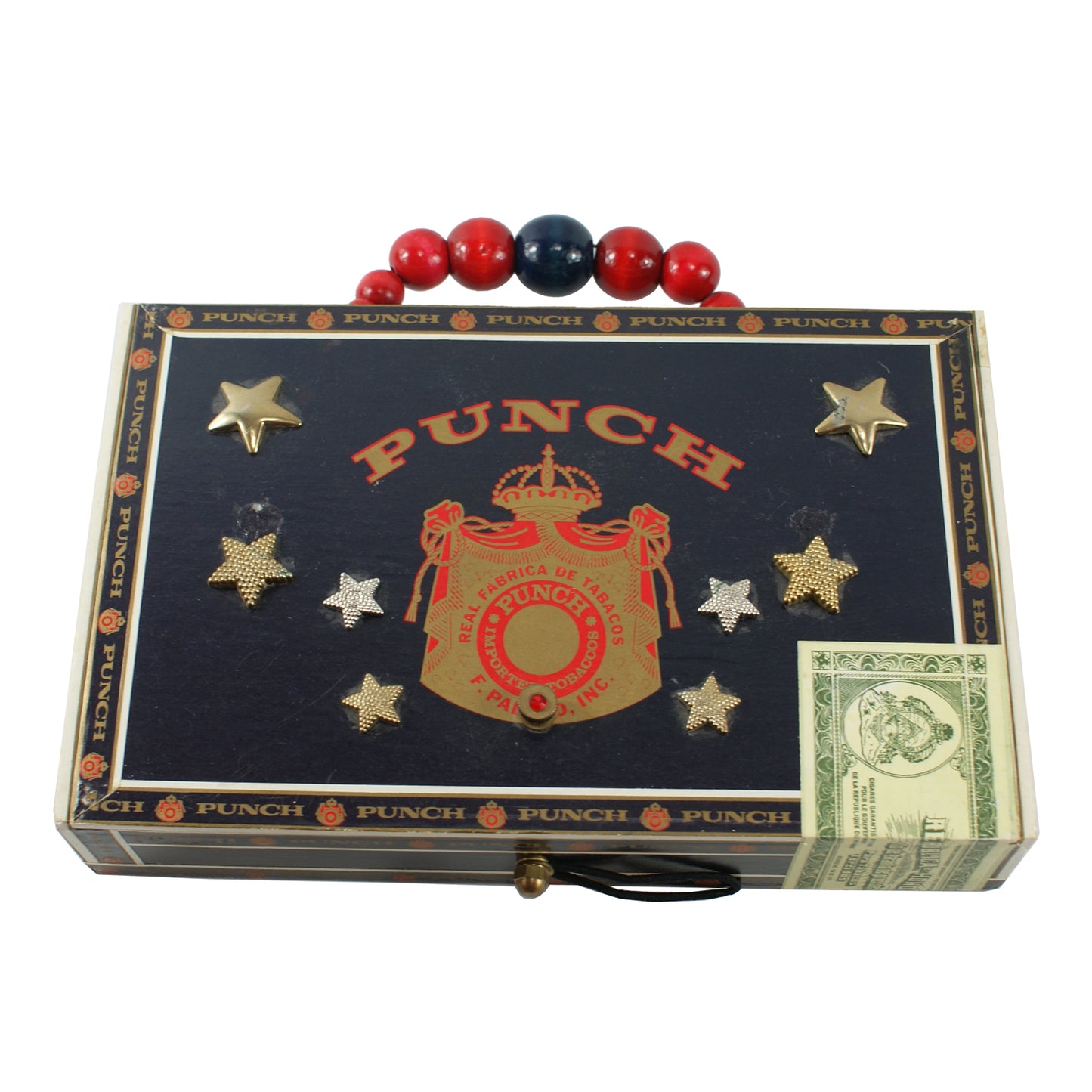 28212 - 9" Black Punch Cigar Purse |22-10|