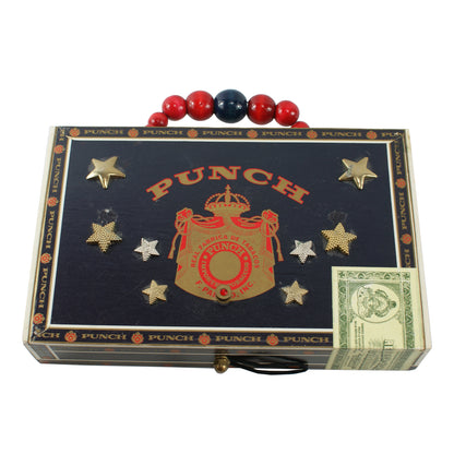 28212 - 9" Black Punch Cigar Purse |22-10|