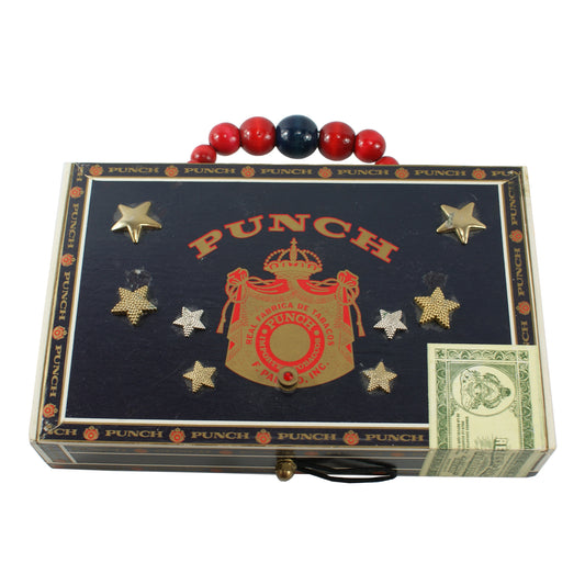 28212 - 9" Black Punch Cigar Purse |22-10|
