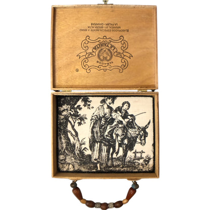 28221 - 9" Tabaco's La Tanita Cigar Box |F-30|